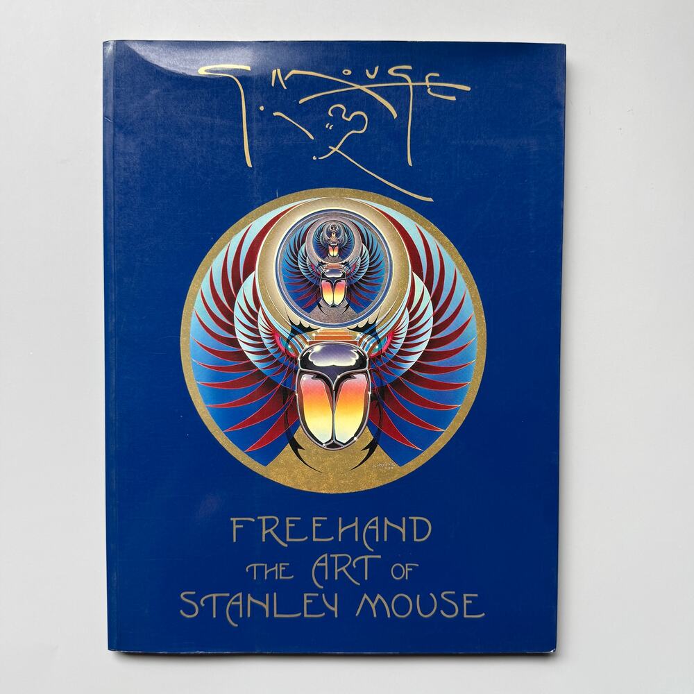 Freehand The Art of Stanley Mouse 1993 Softcover Book Grateful Dead